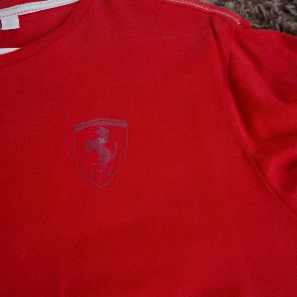 Puma Kids Red Graphic Tee